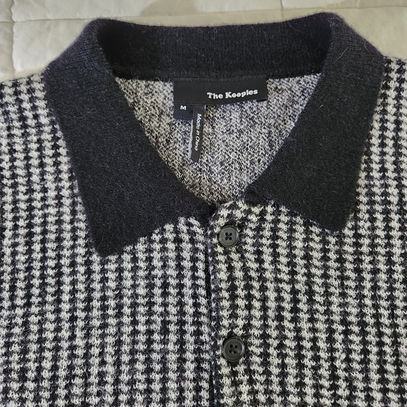 The Kooples Houndstooth Wool Sweater - Picture 2 of 4